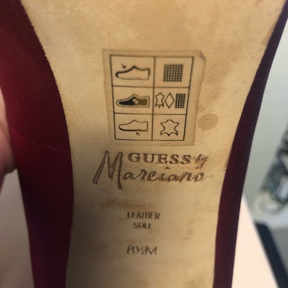 Guess by Marciano red satin pumps - Picture 6 of 8